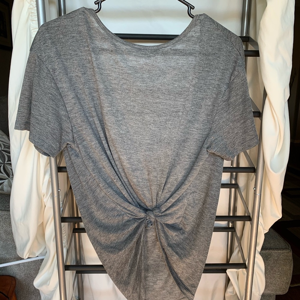 Open back shirt